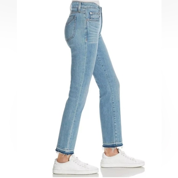 Derek Lam Gia Mid-rise Cropped Flare DenimSize 26 in Color Lite Wash/Bleu - Picture 2 of 4